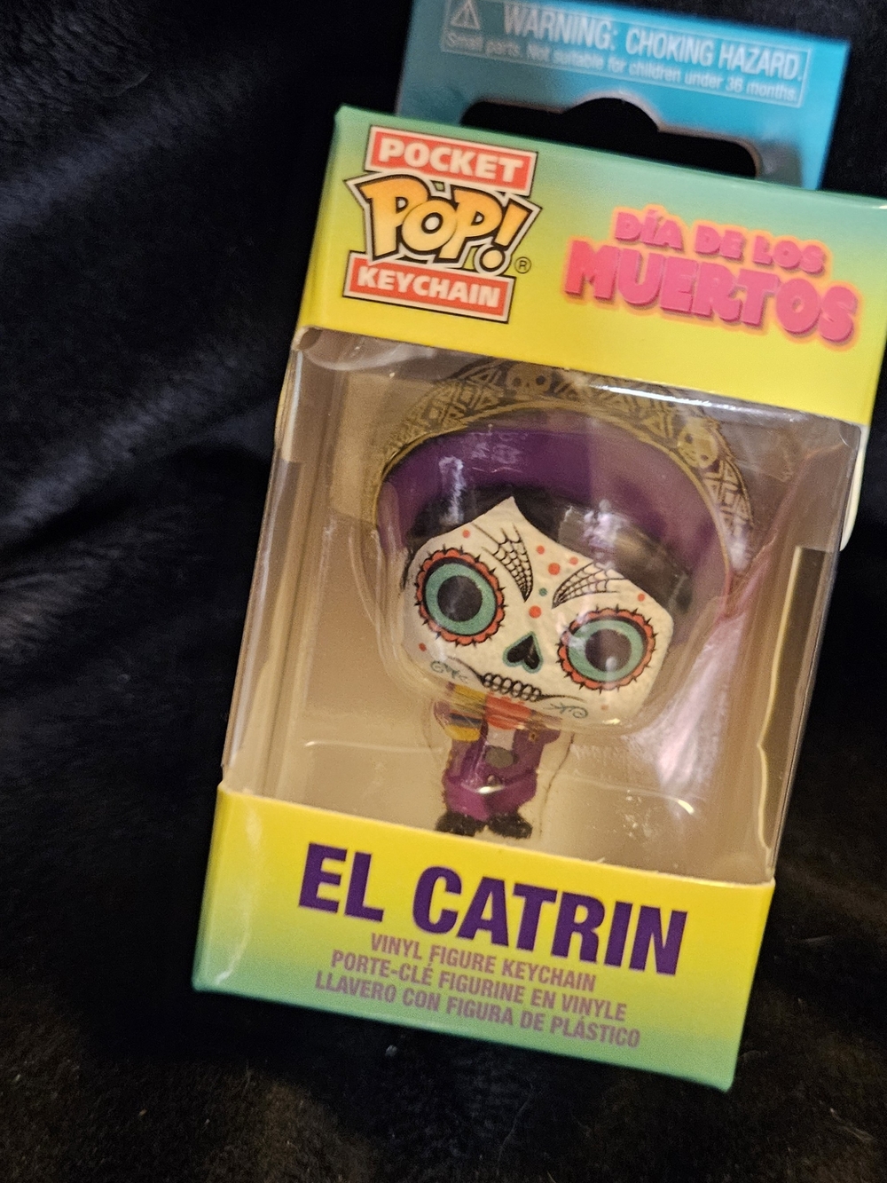 Pocket Pop! Keychain El Catrin - Purple Dia de Los Muertos